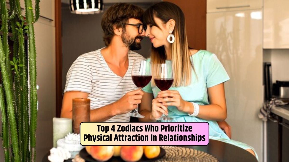 Zodiac signs and physical attraction, romantic connections, sensual relationships, astrology and love, passionate hearts in relationships,