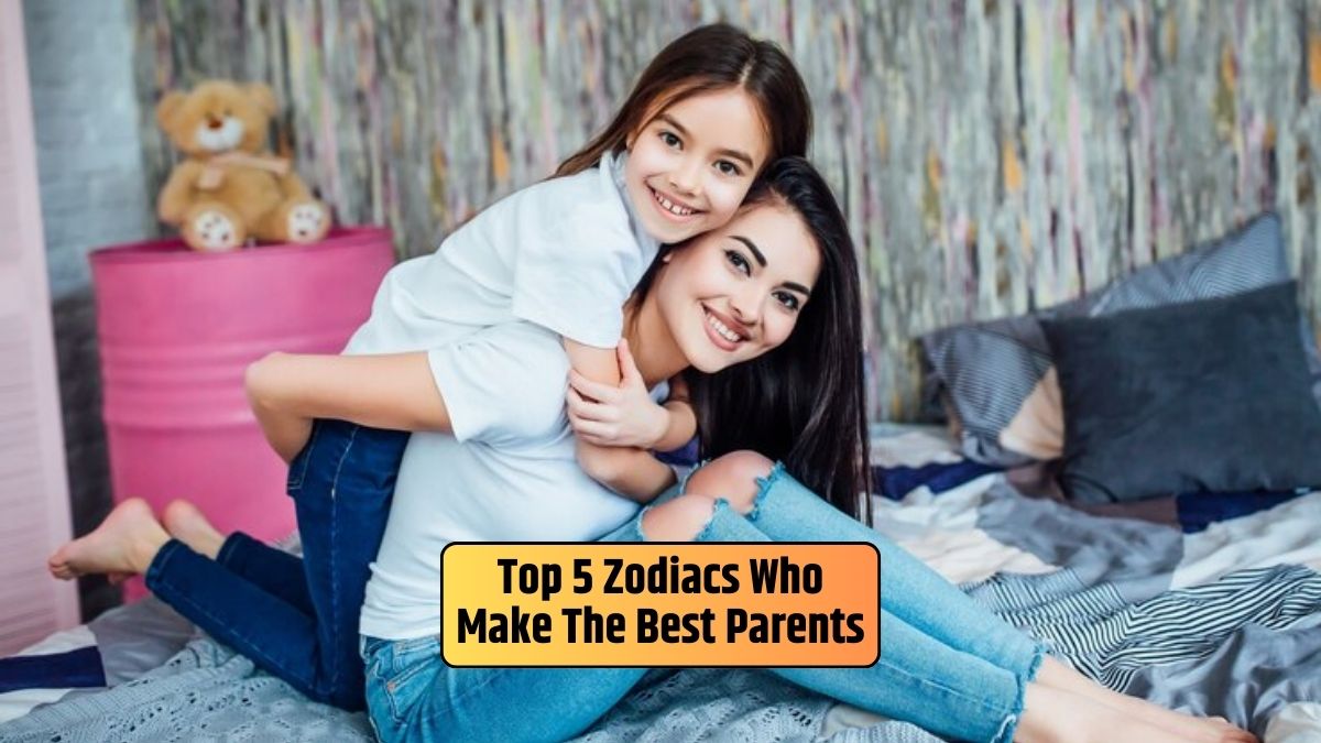 Zodiacs, parenting styles, Aries, Cancer, Leo, Libra, Capricorn, celestial parenting, nurturing qualities, family dynamics, emotional support, cosmic architects, parenting skills,